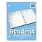 Roaring Spring Student Plan Book, 40-Weeks: Six-Subject Day, Blue/White Cover, 100 11 x 8.5 Sheets 12145 - alternate 1